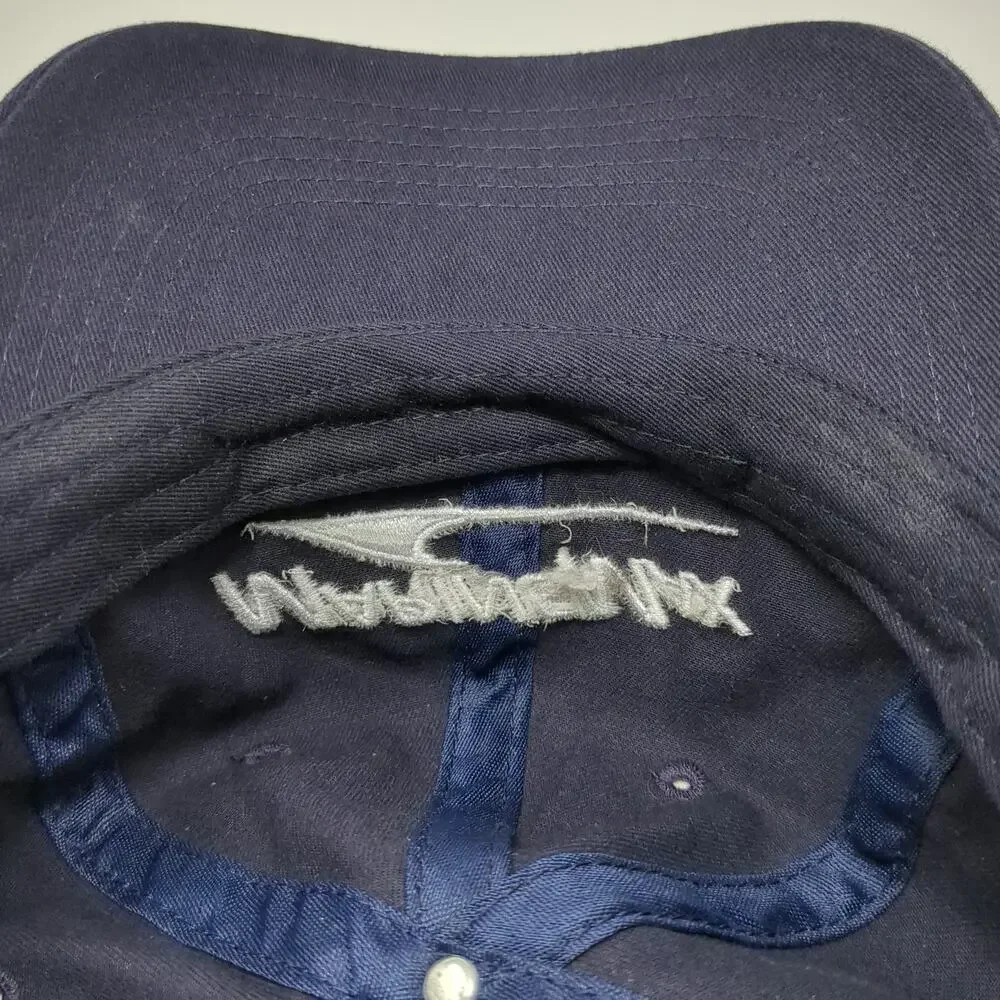 MarineMax Boat Yacht Blue Baseball Cap One Size Slideback Hat Embroidered Logo